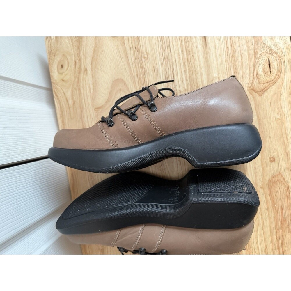 Dansko Brown & Black Janika Chunky Oxford Platform Mary Jane Comfort Clog 8 - Picture 8 of 12